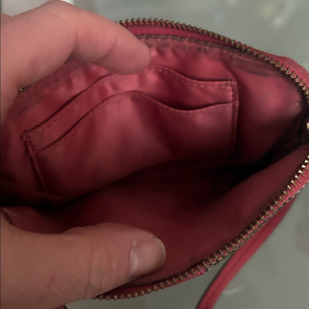 Coach Leather Wristlet wallet - Picture 7 of 8